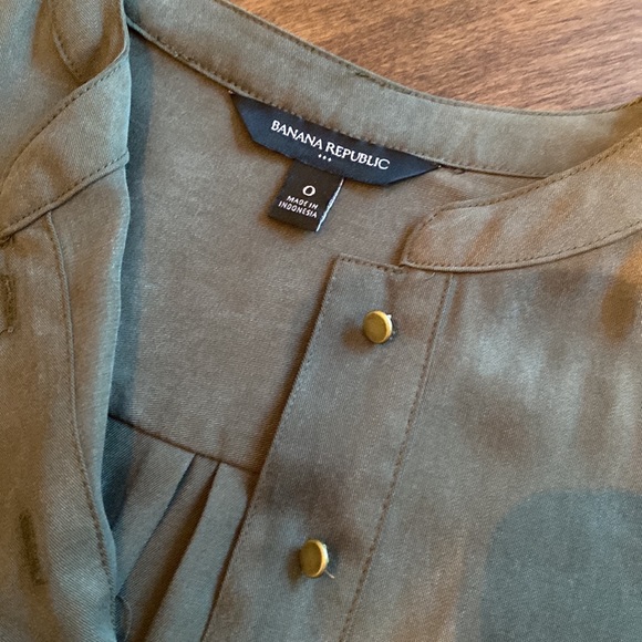 Banana Republic Shirt Dress - Size 0 - Picture 3 of 7